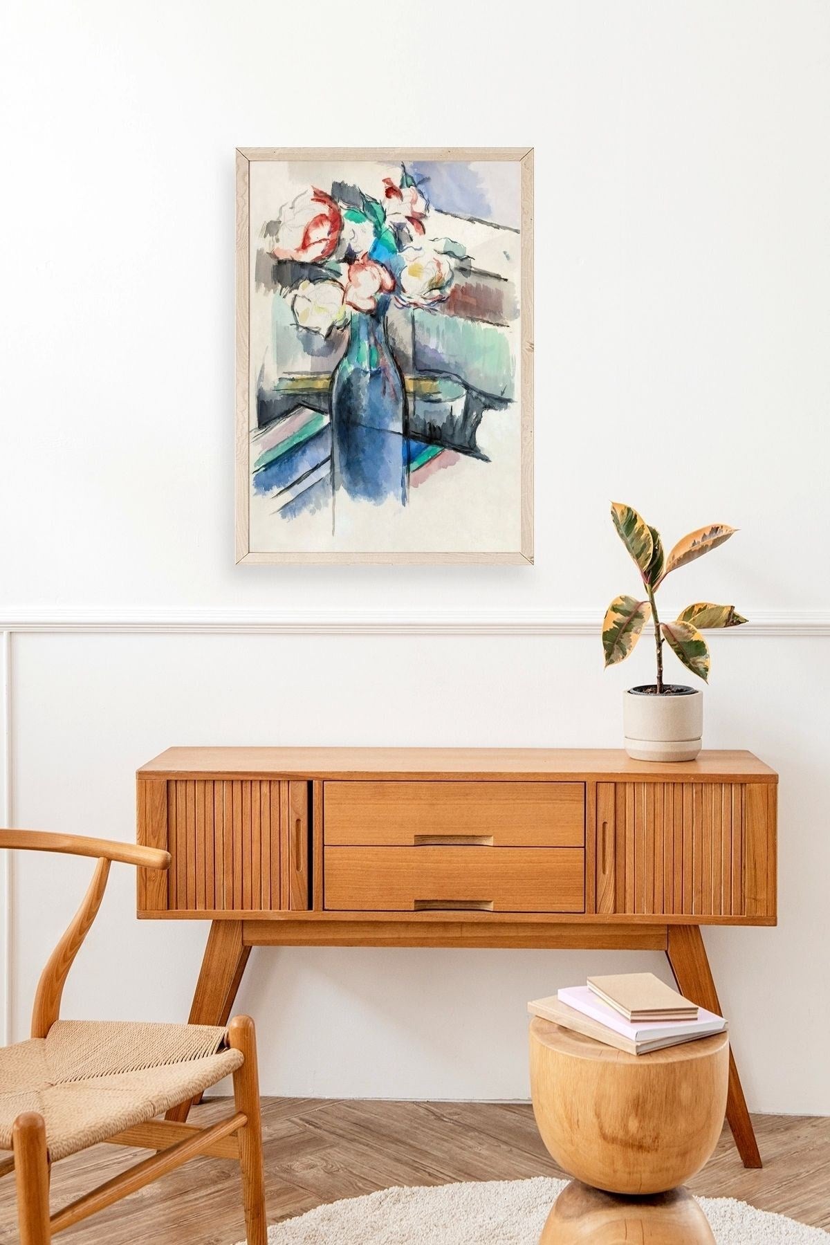 Paul Cézanne Ahşap Çerçeveli Tablo 50 x 70