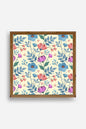 Çiçek Ahşap Çerçeveli Tablo 23 x 23
