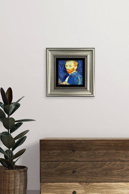 Van Gogh Çerçeveli Taş Tablo 20 cm