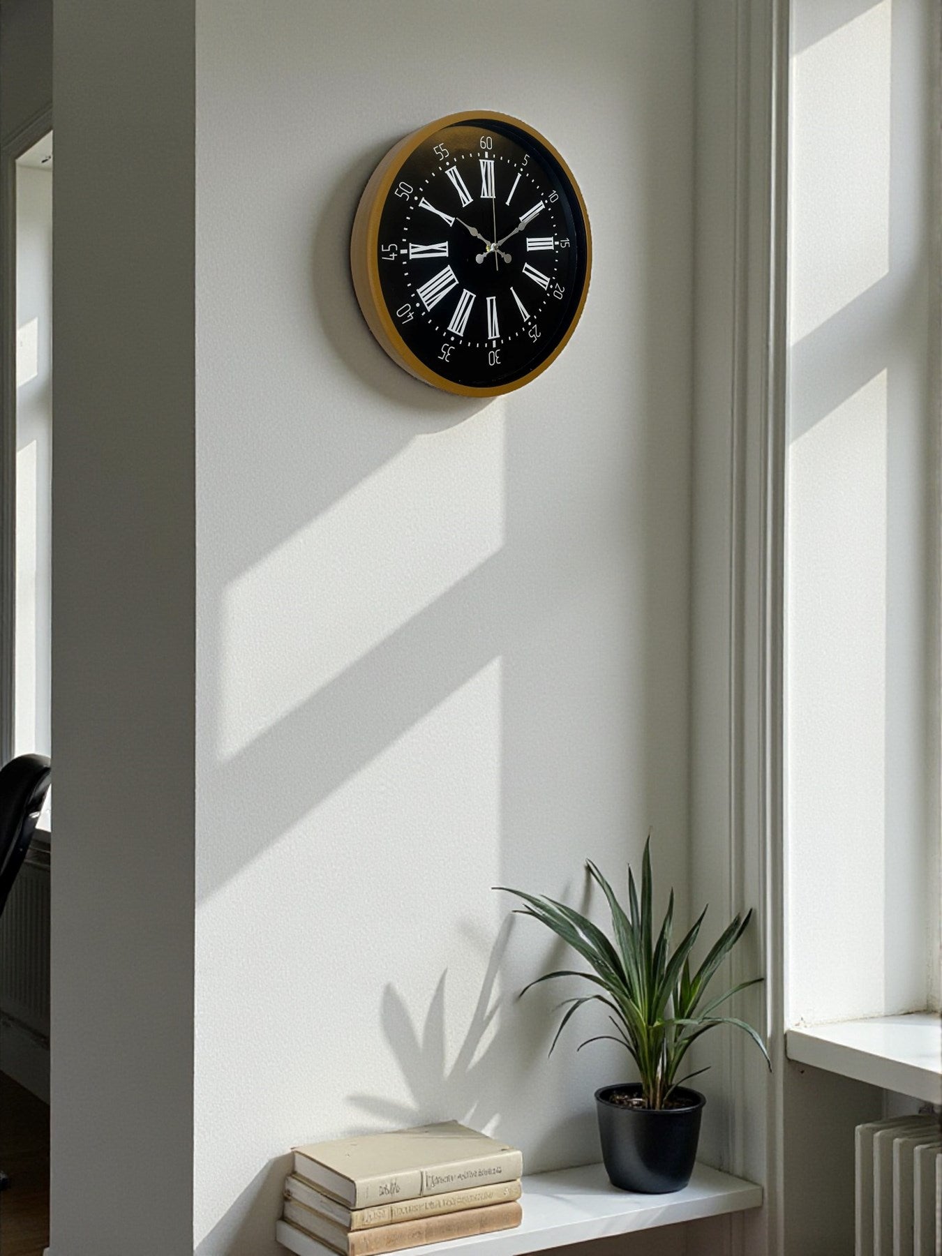 Zentime 36 Cm Kahverengi Dekoratif Duvar Saati