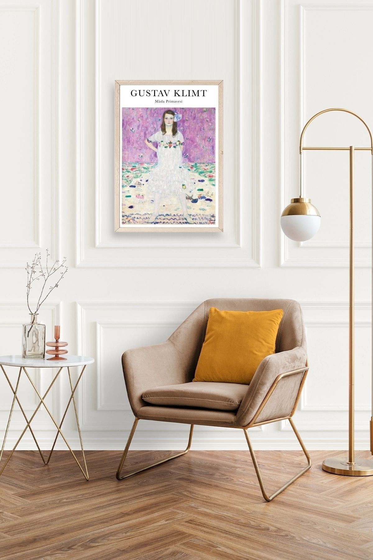 Gustav Klimt Ahşap Çerçeveli Tablo 17 x 23