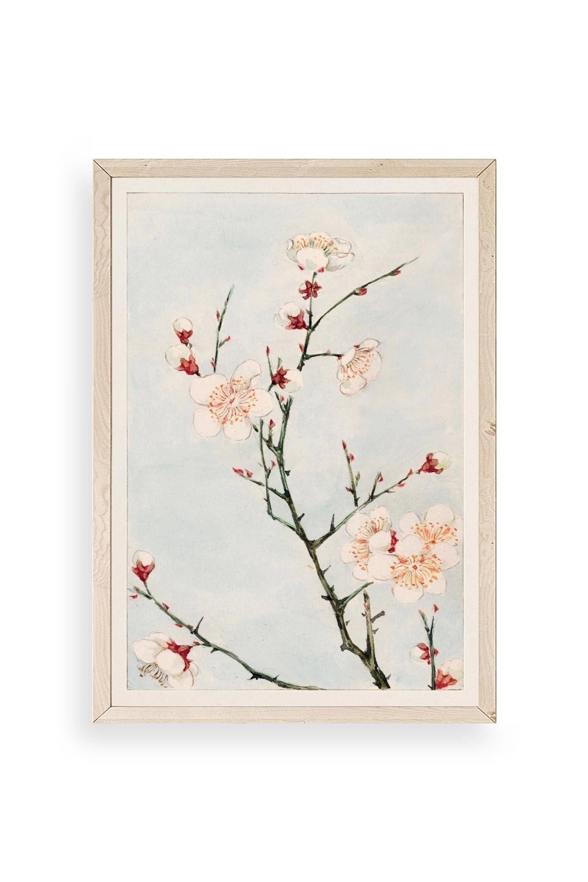 Nisaburo Ito Ahşap Çerçeveli Tablo 17 x 23