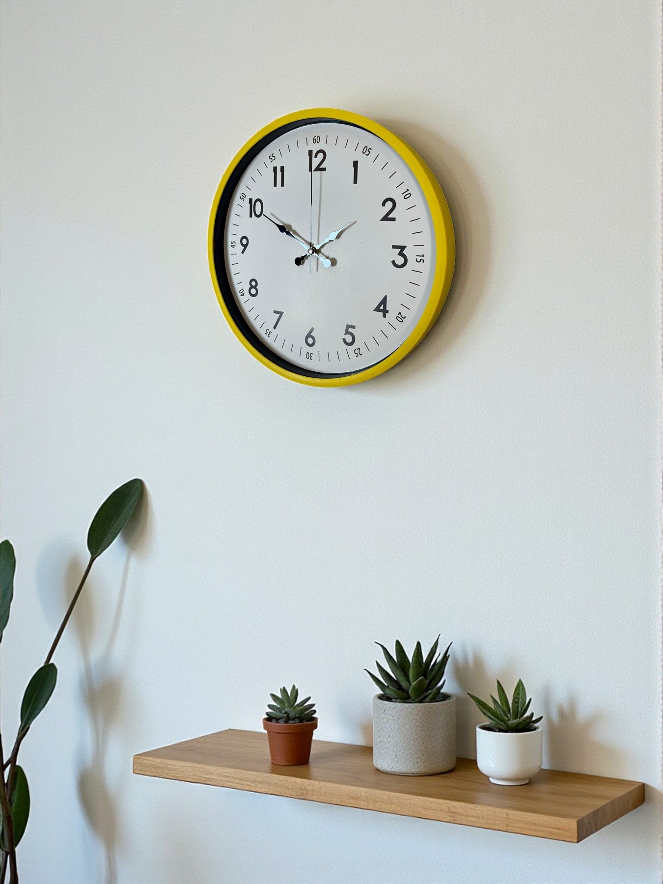 Zentime 36 Cm Sarı Dekoratif Duvar Saati