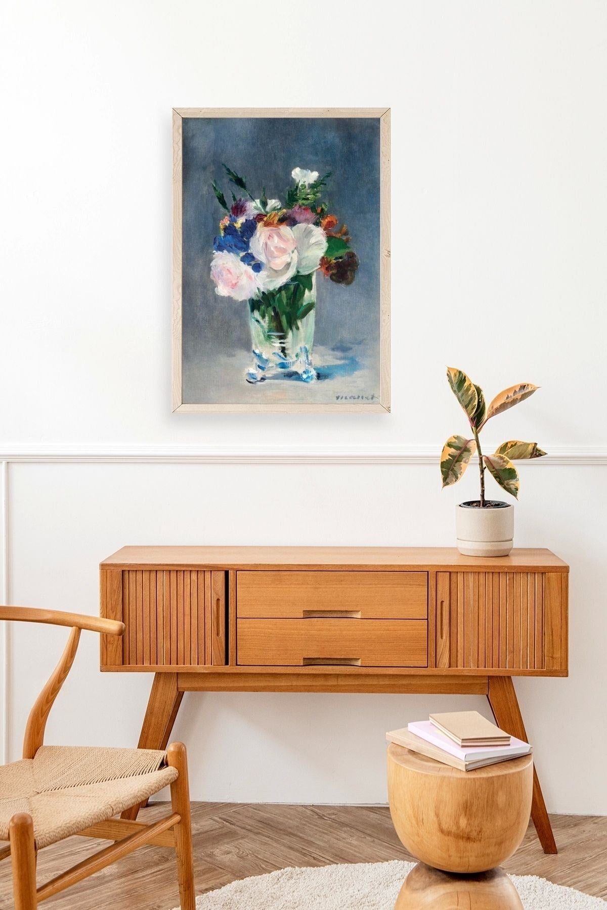 Manet Ahşap Çerçeveli Tablo 23 x 30