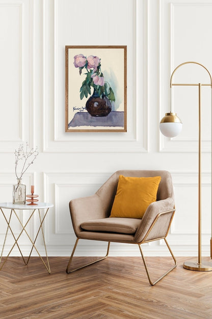 Kövári Ka?marik Ahşap Çerçeveli Tablo 50 x 70