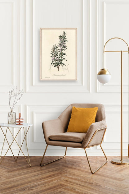 Yaprak Ahşap Çerçeveli Tablo 17 x 23