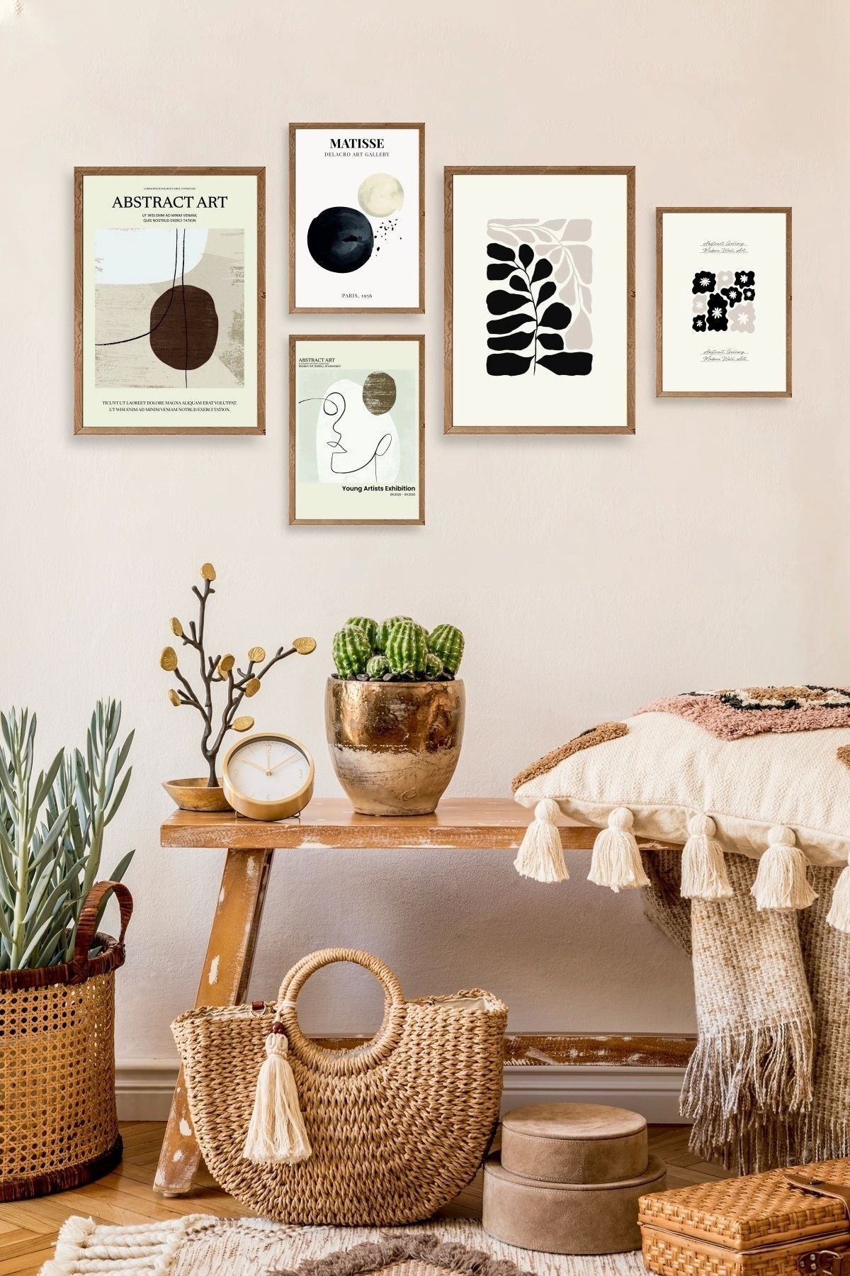 Matisse 5'li Tablo 30 x 40