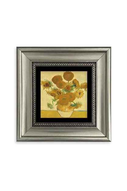 Van Gogh Çerçeveli Taş Tablo 20 cm