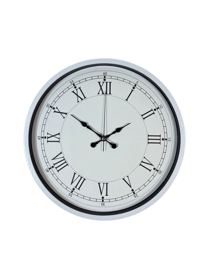 Zentime 36 Cm Beyaz Dekoratif Duvar Saati