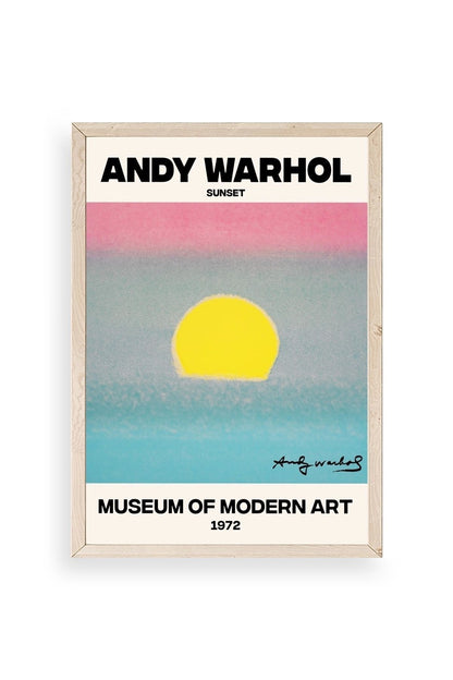 Andy Warhol Ahşap Çerçeveli Tablo 17 x 23