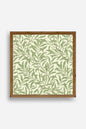 Yapraklar Ahşap Çerçeveli Tablo 42 x 42