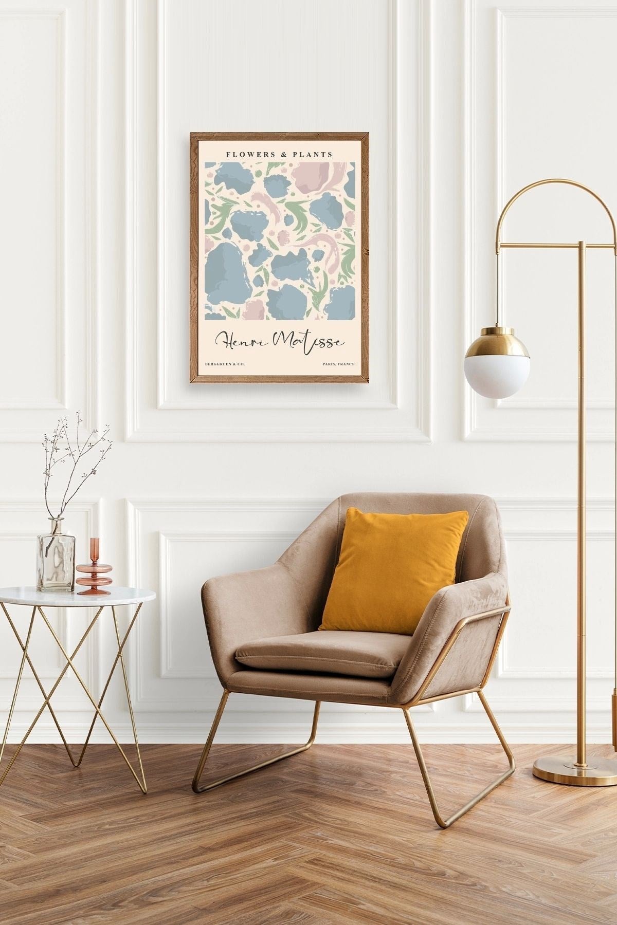 Henri Matisse Ahşap Çerçeveli Tablo 23 x 30