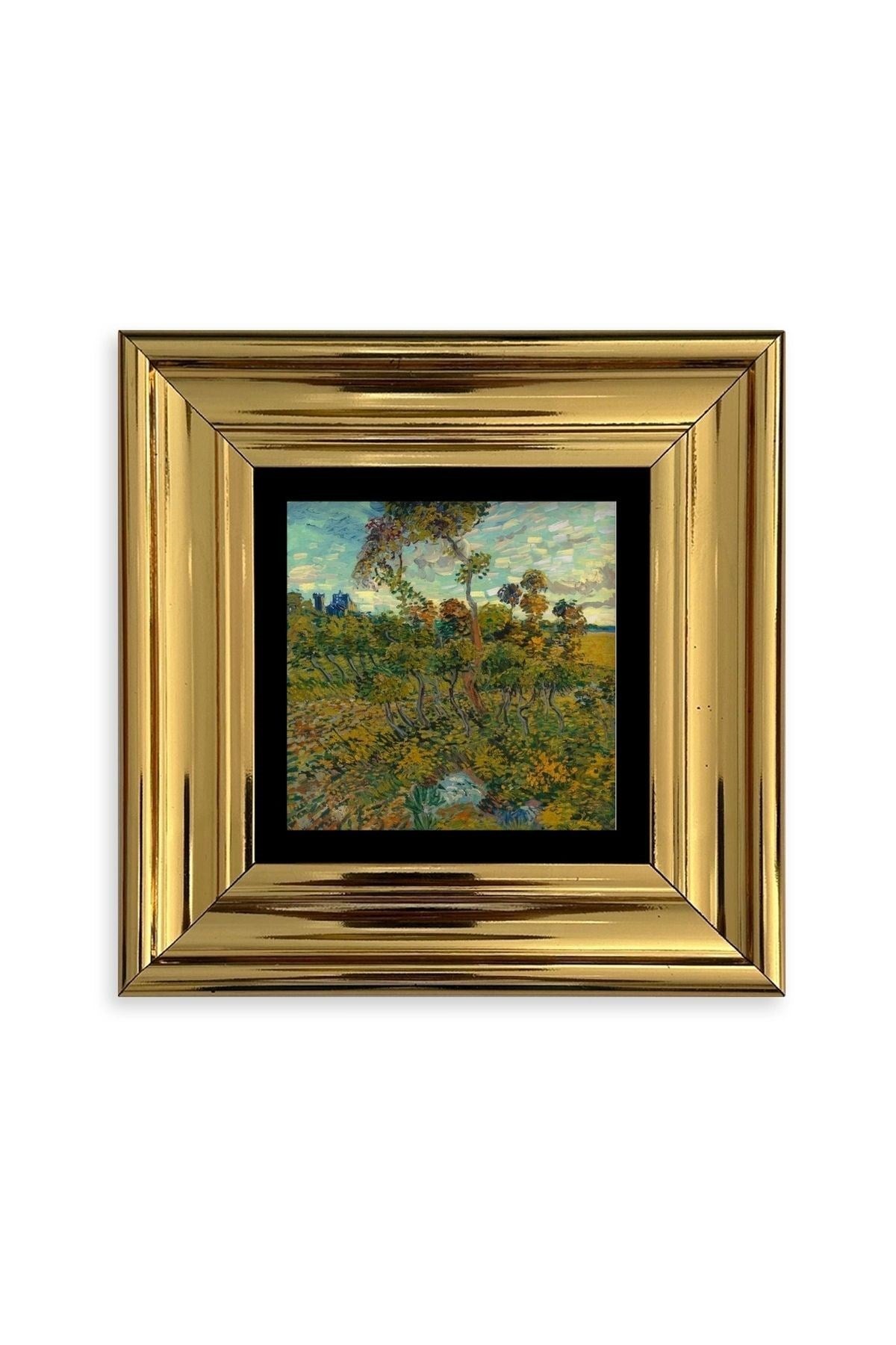 Manzara Çerçeveli Taş Tablo 20 cm