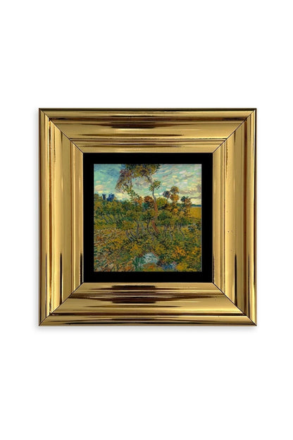 Manzara Çerçeveli Taş Tablo 20 cm