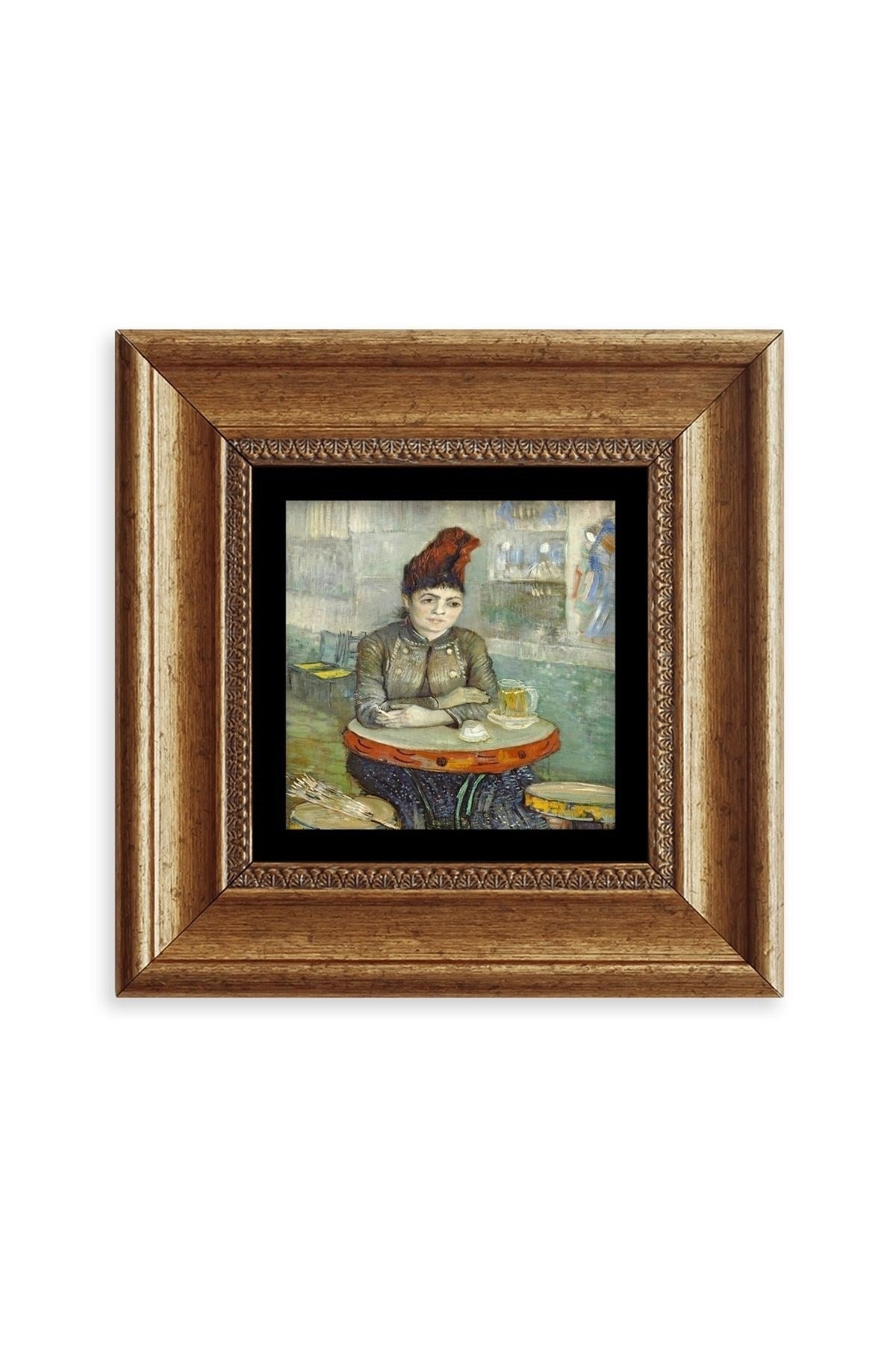 Van Gogh Çerçeveli Taş Tablo 20 cm