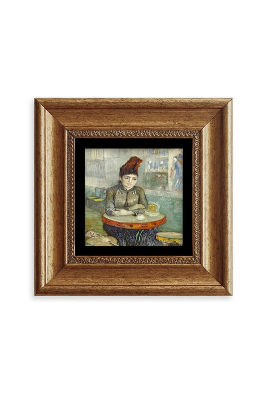 Van Gogh Çerçeveli Taş Tablo 20 cm