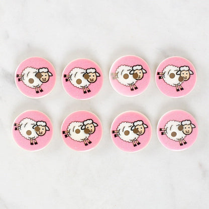 Loren Crafts 8'li Koyun Düğme - 1033