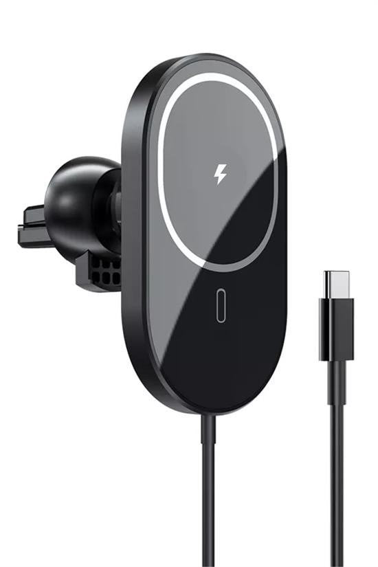 Buffer® 15w Mıknatıslı Takılabilen Hızlı Şarj Tüm Cihaz Ve Araçlara Uyumlu Araç İçi Şarj Cihazı