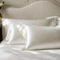 Antibakteriyel Terletmeyen İpek Saten Yastık Kılıfı 2'li 50x70 Beyaz