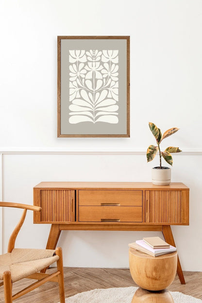 Desen Ahşap Çerçeveli Tablo 17 x 23