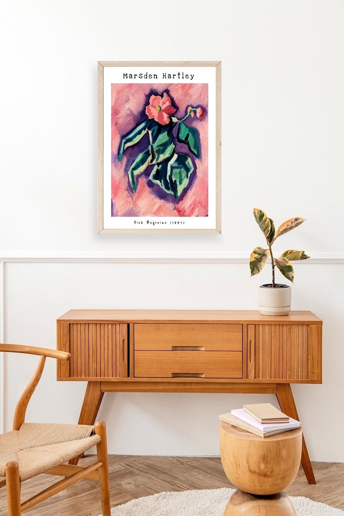 Marsden Hartley Ahşap Çerçeveli Tablo 50 x 70