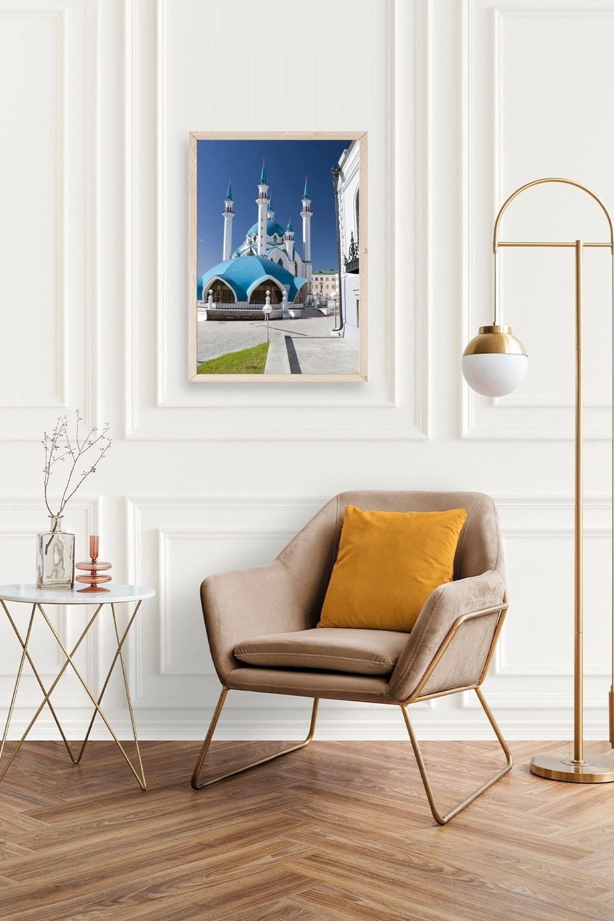 Kabe Camii Ahşap Çerçeveli Tablo 23 x 30