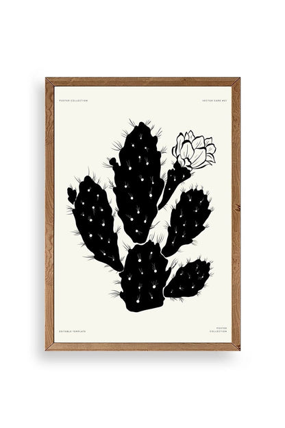 Çiçek Ahşap Çerçeveli Tablo 30 x 42