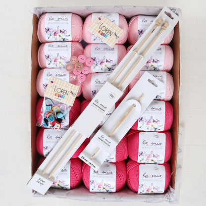 La Mia Mercerized Cotton Kuvars Seti