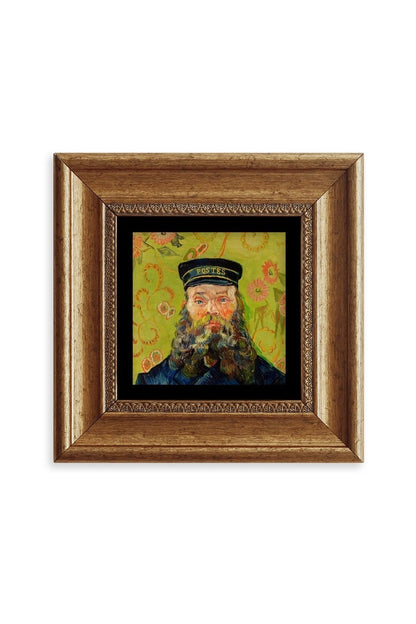 Van Gogh Çerçeveli Taş Tablo 20 cm