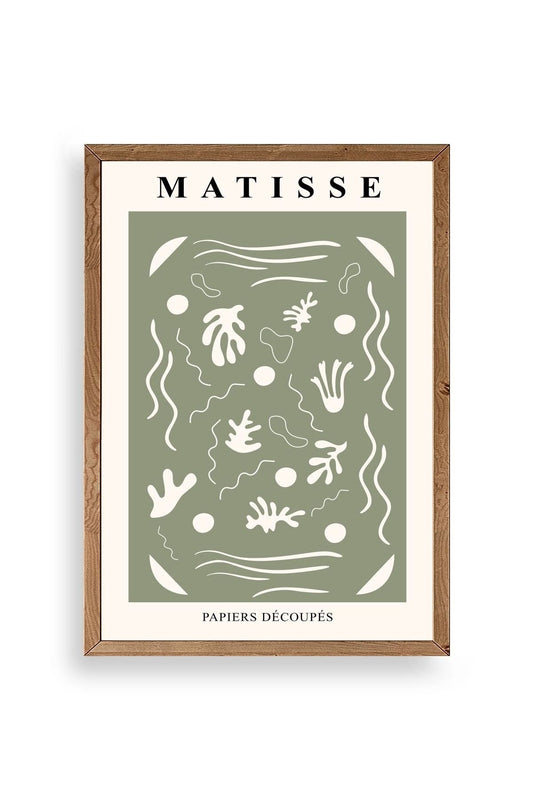 Henri Matisse Ahşap Çerçeveli Tablo 50 x 70