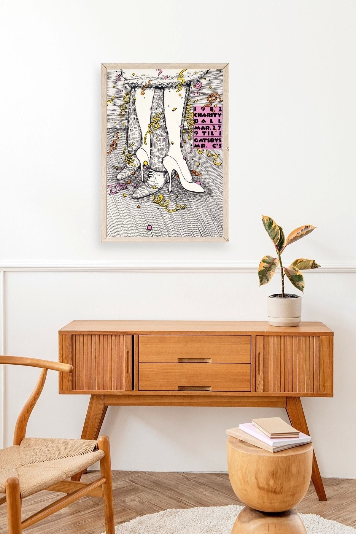 Gastby's Ahşap Çerçeveli Tablo 17 x 23