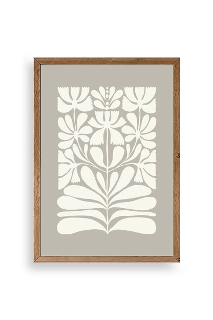 Desen Ahşap Çerçeveli Tablo 17 x 23