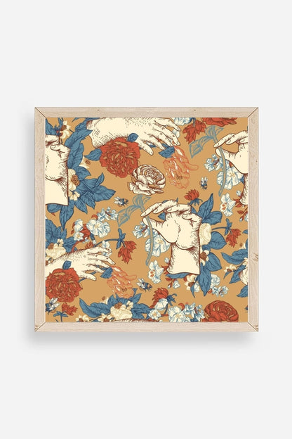 Güller Ahşap Çerçeveli Tablo 50 x 50