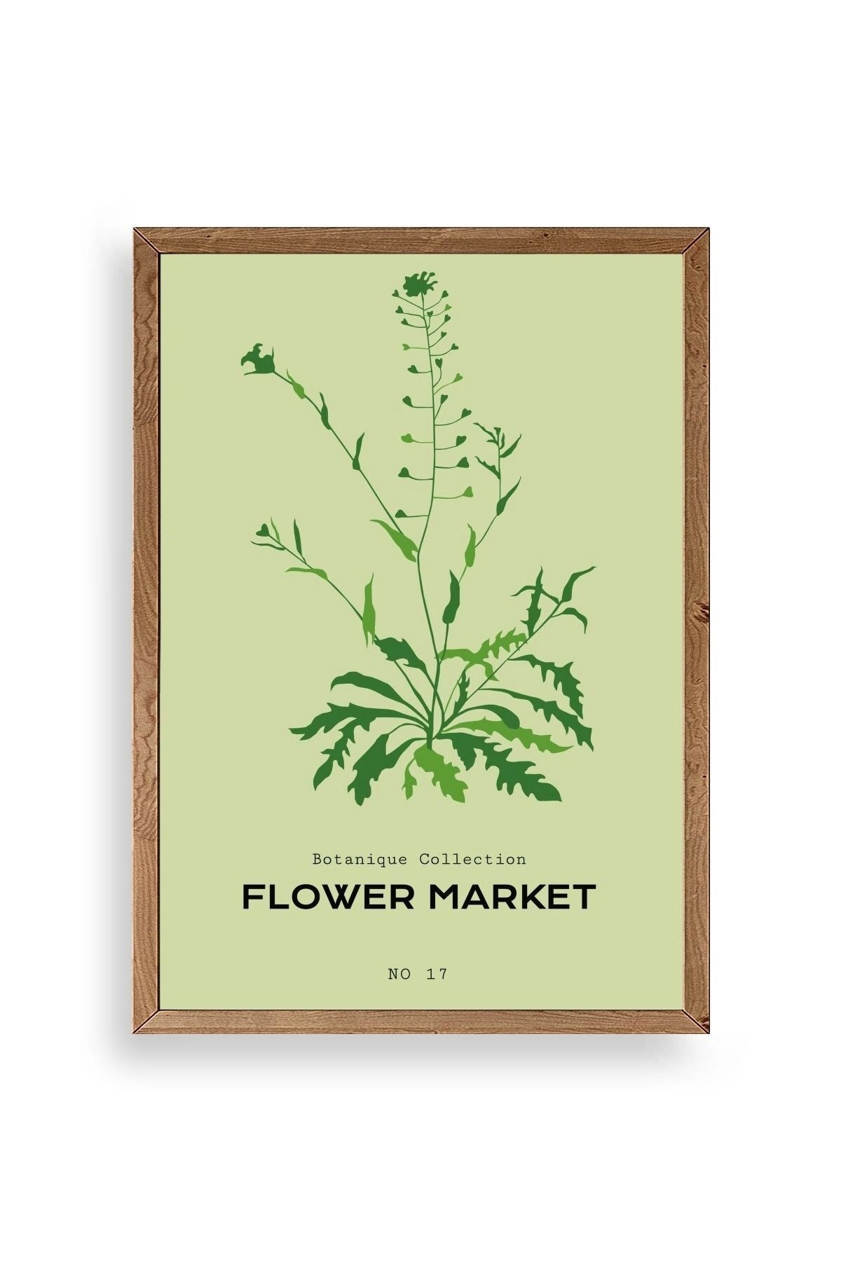 Çiçek Ahşap Çerçeveli Tablo 30 x 42