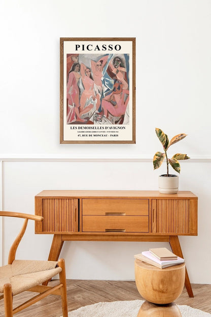 Picasso Ahşap Çerçeveli Tablo 50 x 70