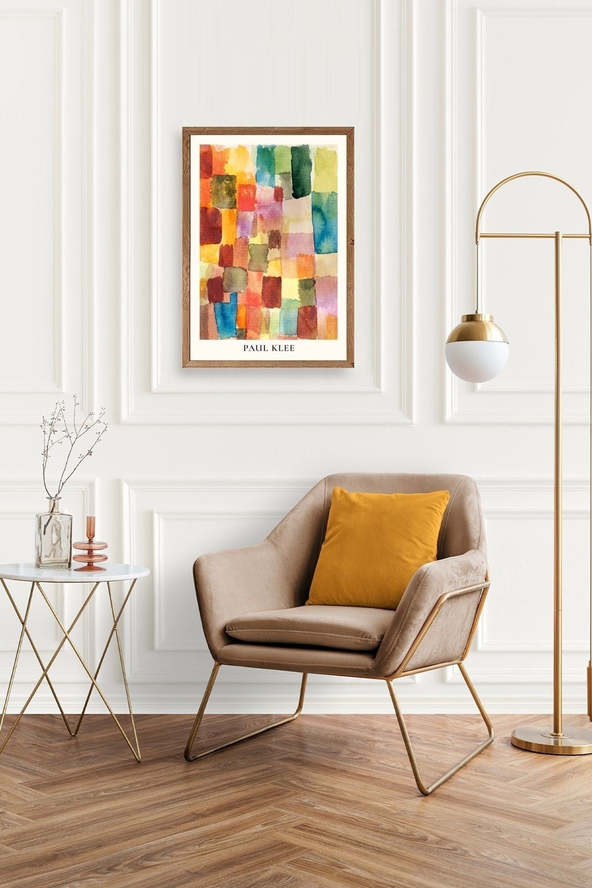 Paul Klee Ahşap Çerçeveli Tablo 23 x 30