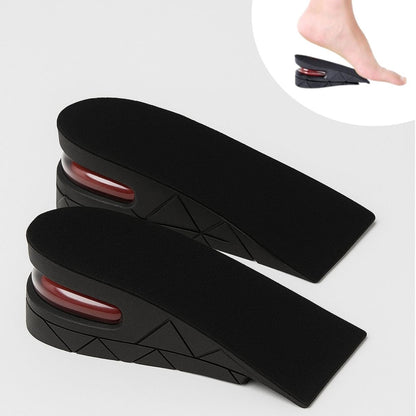 BUFFER® 5 cm Boy Uzatıcı Silikon Ortopedik Topuk Tabanlık – Yüksek Konforlu Gizli Yükseltici Ped (Unisex)