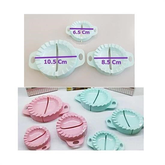 BUFFER® 3lü Çiğ börek kurabiye Hamur İşi Ravioli Kesme Kalıbı Aparatı