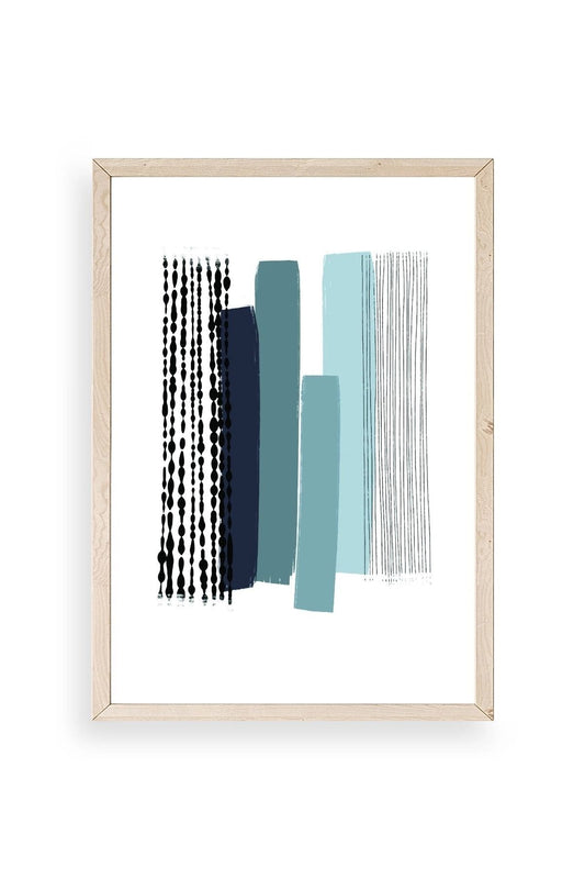 Modern Ahşap Çerçeveli Tablo 23 x 30