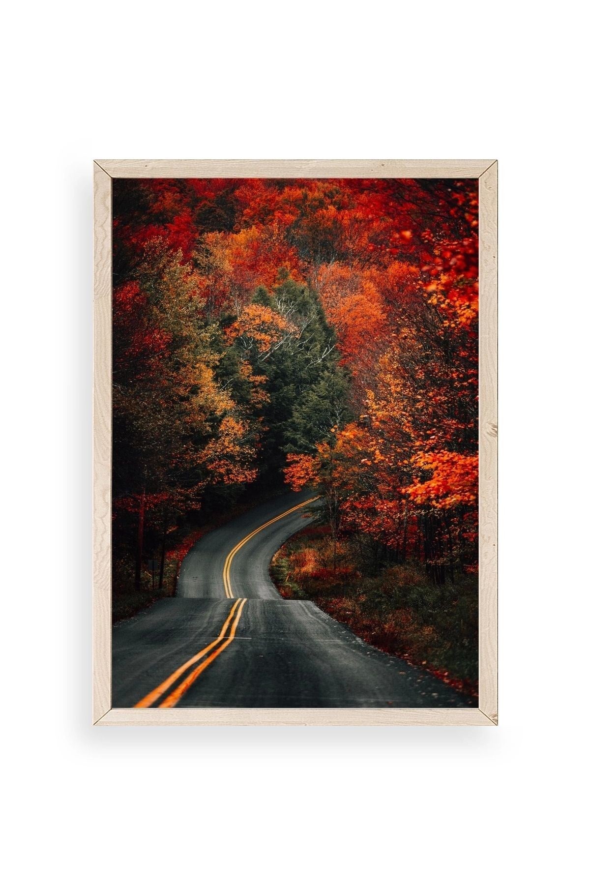 Manzara Ahşap Çerçeveli Tablo 17 x 23