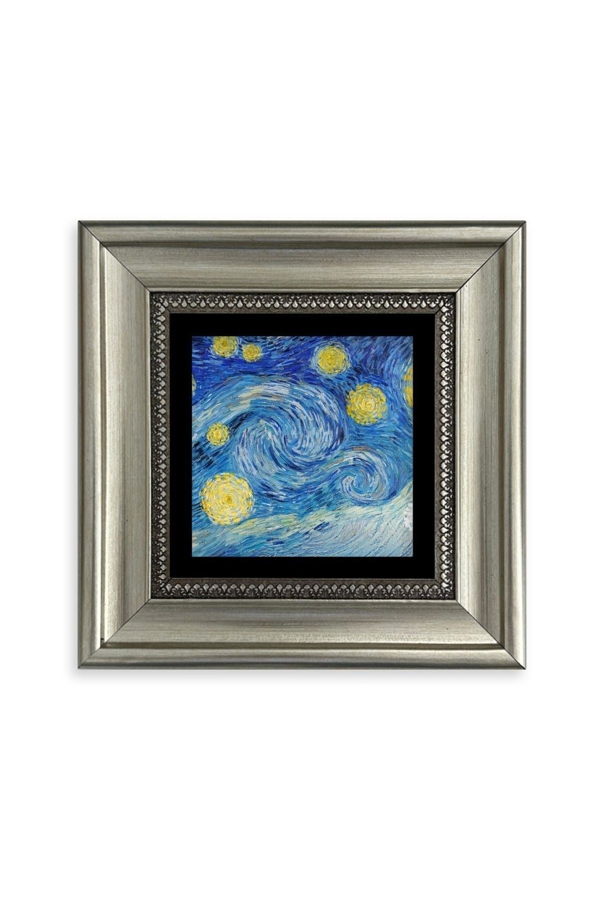 Van Gogh Çerçeveli Taş Tablo 20 cm