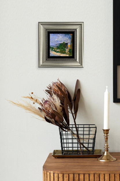 Van Gogh Çerçeveli Taş Tablo 20 cm