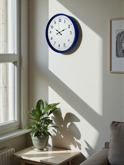 Zentime 36 Cm Lacivert Dekoratif Duvar Saati