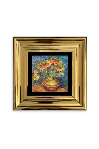 Van Gogh Çerçeveli Taş Tablo 20 cm