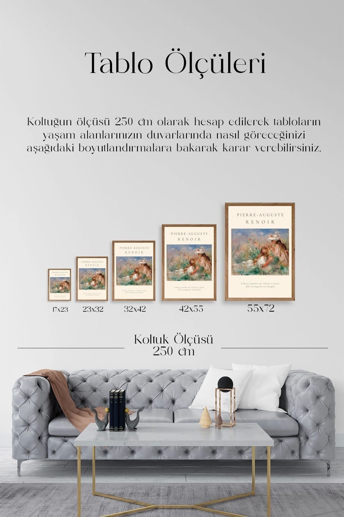 Pierre-Aguste Renoir Ahşap Çerçeveli Tablo 23 x 30