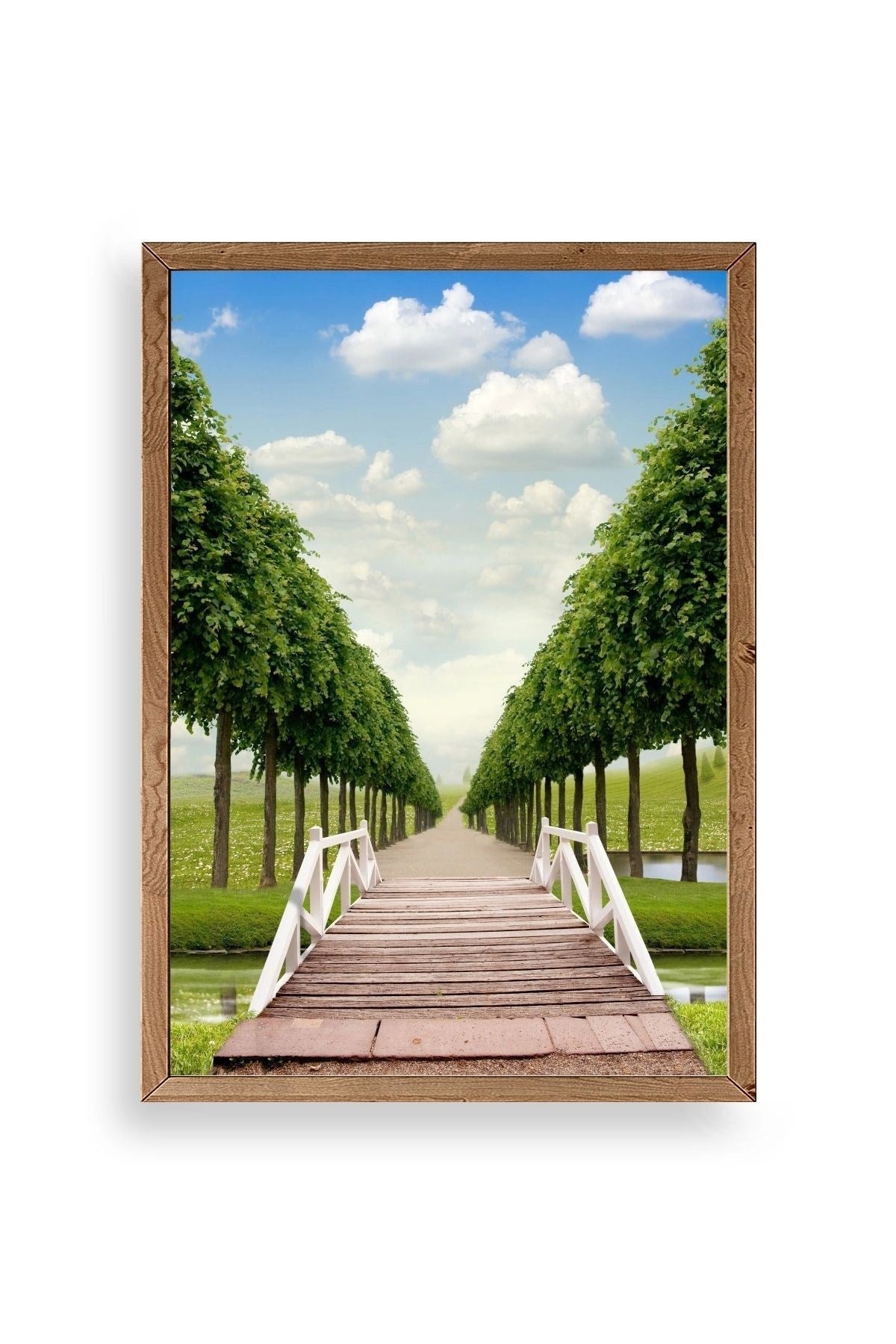 Manzara Ahşap Çerçeveli Tablo 23 x 30