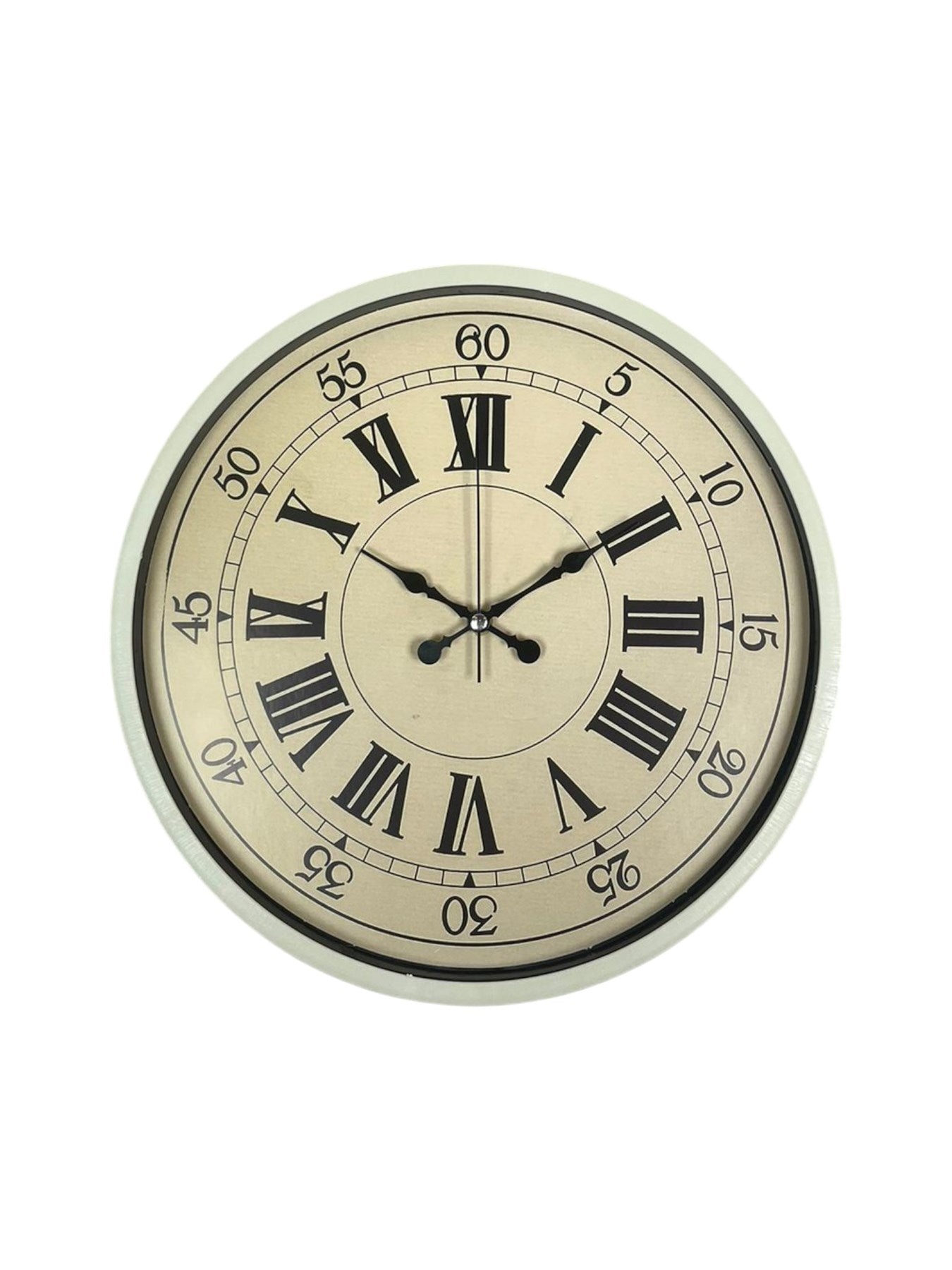 Zentime 36 Cm Sarı Dekoratif Duvar Saati