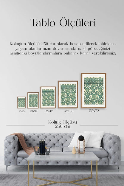 Sieele Ahşap Çerçeveli Tablo 30 x 42