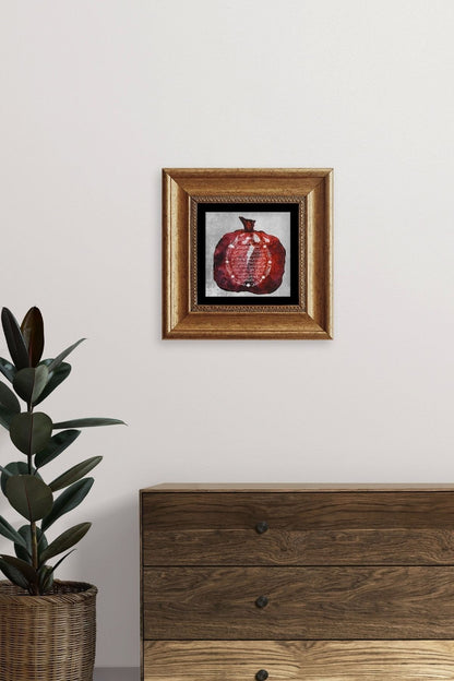 Bereket Duası Çerçeveli Taş Tablo 20 cm