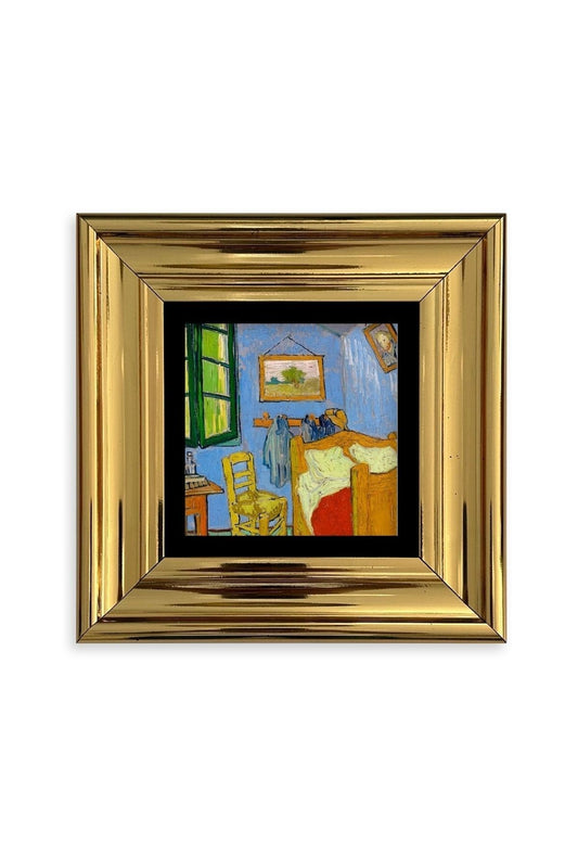 Van Gogh Çerçeveli Taş Tablo 20 cm